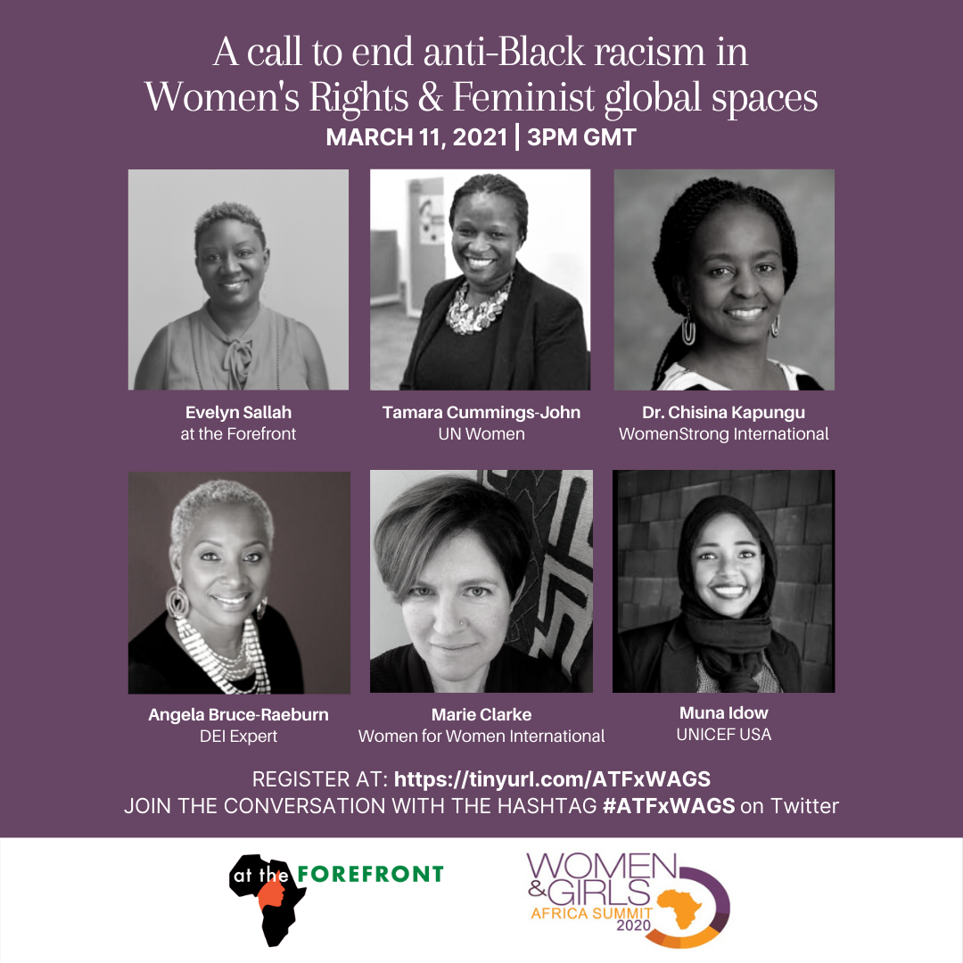 A Call to end anti-Black racism in Women's Rights & Feminist Global Spaces